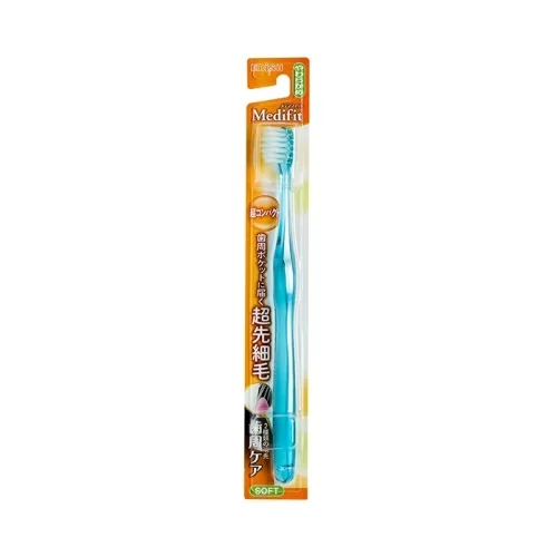 Зубная щетка Ebisu суперкомпактная с плоским срезом щетинок, мягкая в магазине milli.com.ru