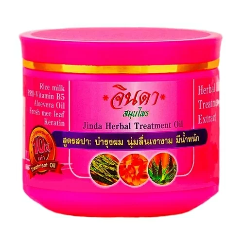 Маска для волос Jinda Herb Treatment Oil Pink Pack 400мл в магазине milli.com.ru