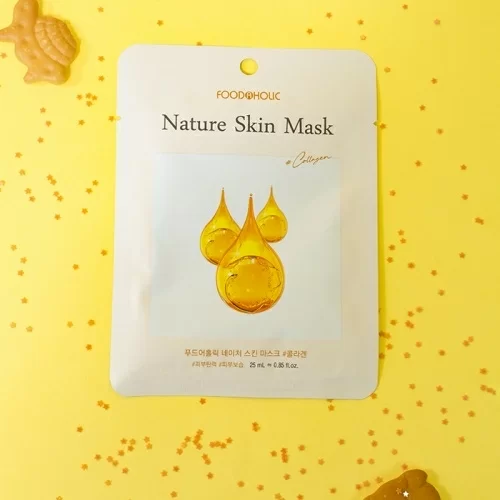 Маска для лица Foodaholic Nature Skin Collagen в магазине milli.com.ru