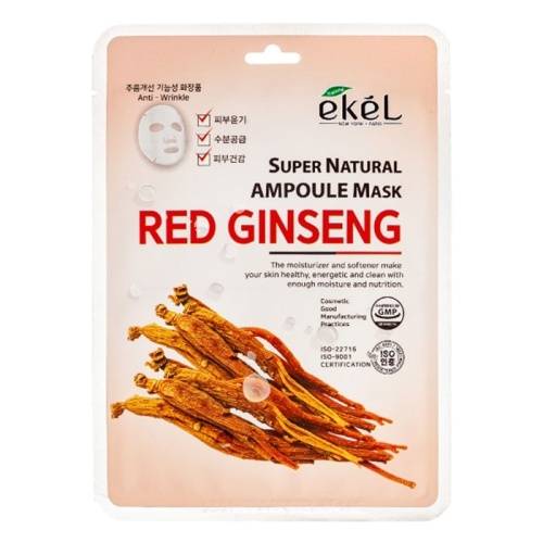 Маска для лица Ekel Red Ginseng Ampoule в магазине milli.com.ru