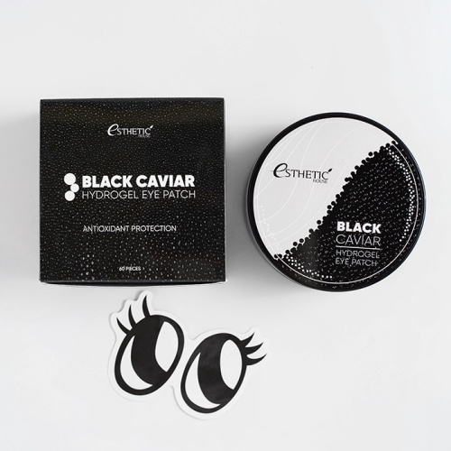 Гидрогелевые патчи Esthetic House Black Caviar 60шт в магазине milli.com.ru фото 2