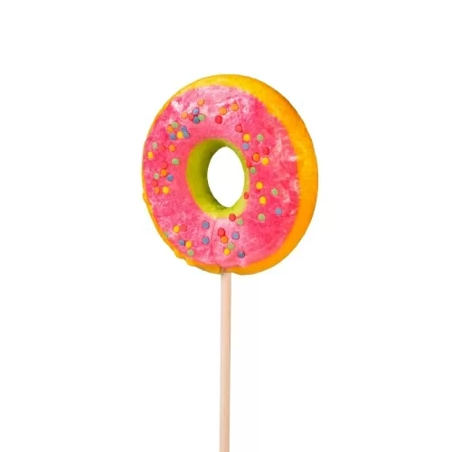 Леденец Sweet Ness Пончик со вкусом земляника баббл гам ежевика 30г в магазине milli.com.ru
