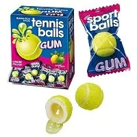 Жевательная резинка Fini Lemon and Lime теннисный мячик 5г 