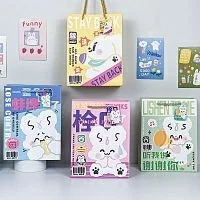 Пакет подарочный Milli Anime animals 32*25 
