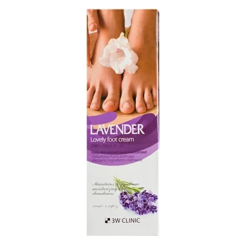 Крем для ног 3W Clinic Lavender в магазине milli.com.ru