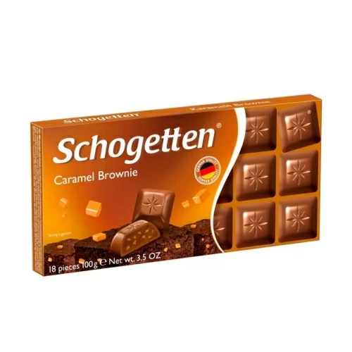 Шоколад Schogetten Caramel Brownie 100г в магазине milli.com.ru