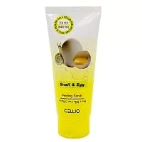 Пилинг-скатка для лица Cellio Snail and Eggs 180мл 
