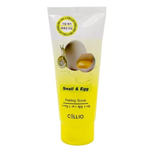 Пилинг-скатка для лица Cellio Snail and Eggs 180мл в магазине milli.com.ru