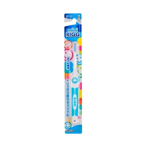 Детская зубная щетка Ebisu с плоским срезом щетинок и прорезининой ручкой в магазине milli.com.ru