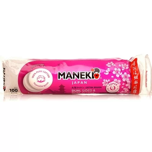 Диски ватные гигиенические Maneki Sakura 100шт в магазине milli.com.ru