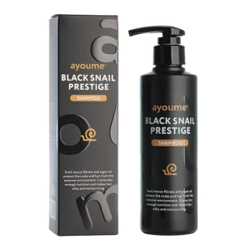 Шампунь для волос Ayoume Black Snail Prestige 240мл в магазине milli.com.ru