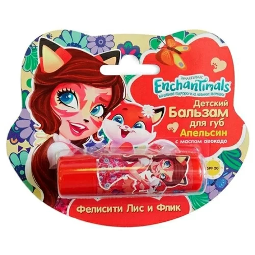 Бальзам для губ Enchantimals детский апельсин  в магазине milli.com.ru