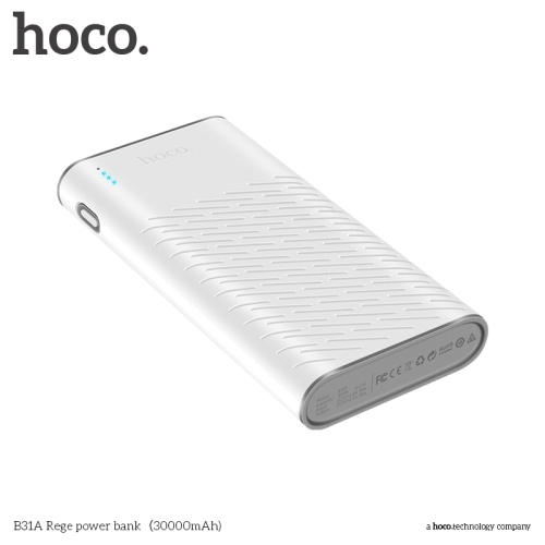 Портативный аккумулятор Hoco B31A 30000 mAh белый в магазине milli.com.ru фото 3