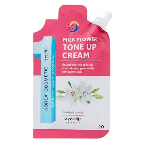 Крем для лица осветляющий Eyenlip Milk Flower Tone Up Cream 20г в магазине milli.com.ru