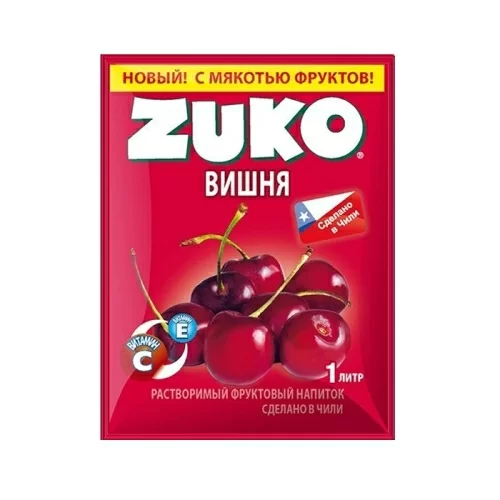 Растворимый напиток Zuko Вишня в магазине milli.com.ru