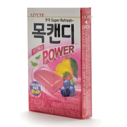 Леденцовая карамель Lotte Throat Candy Mix Berry в магазине milli.com.ru