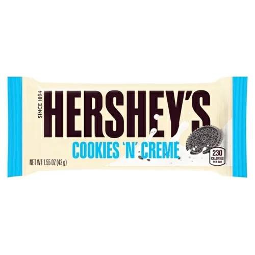 Шоколад Hersheys cookies and creme 43г в магазине milli.com.ru