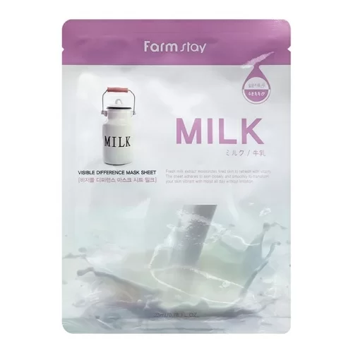 Тканевая маска для лица Farm Stay Sheet Milk в магазине milli.com.ru