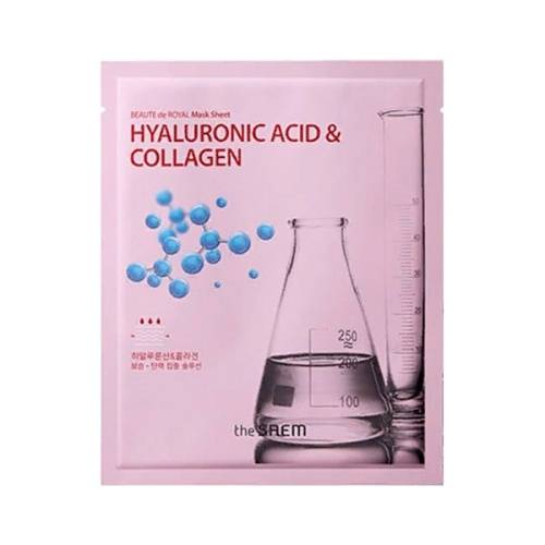 Маска для лица the Saem Hyaluronic Acid & Collagen в магазине milli.com.ru