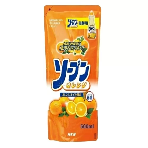 Жидкость для мытья посуды KAN Kaneyo Сладкий апельсин 500мл в магазине milli.com.ru