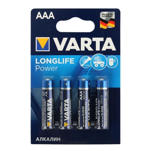 Элемент питания Varta High LR03/AAA LongLife Power в магазине milli.com.ru