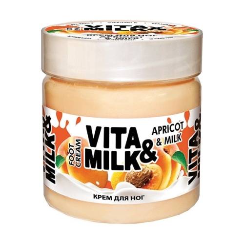 Крем для ног Vita&Milk Абрикос и молоко 150мл в магазине milli.com.ru
