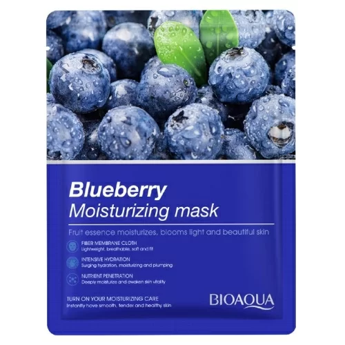 Маска для лица Bioaqua Fiber Blueberry BQY81228 в магазине milli.com.ru