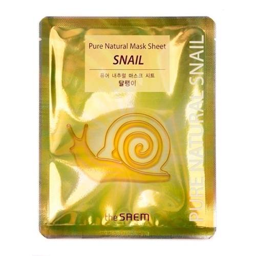 Маска для лица the Saem Snail Pure Natural в магазине milli.com.ru