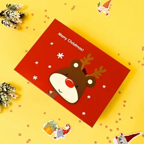 Коробка подарочная Milli Merry Christmas Deer 20x15 в магазине milli.com.ru