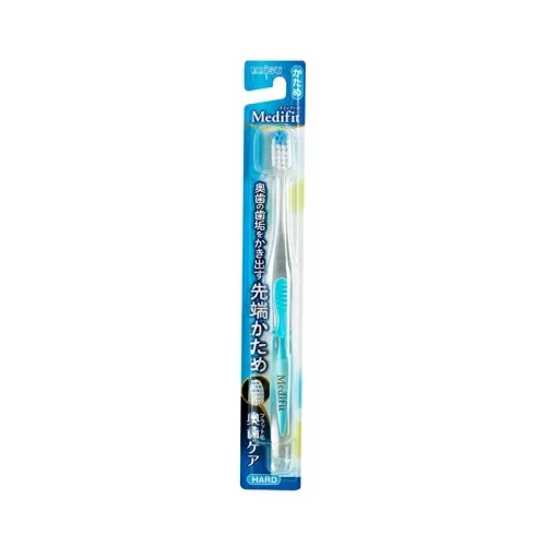 Зубная щетка Ebisu суперкомпактная с плоским срезом щетинок, средняя жесткость в магазине milli.com.ru