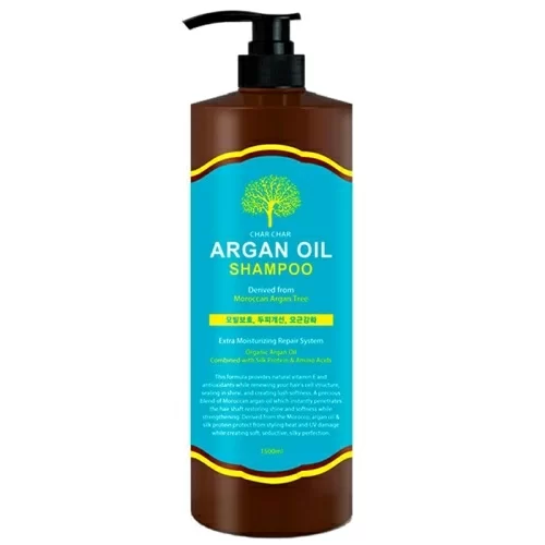 Шампунь для волос Char Char Аргановое масло Argan Oil Shampoo 1,5л в магазине milli.com.ru