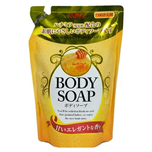 Крем-мыло для тела Nihon Wins Body Soap honey с мёдом 400мл в магазине milli.com.ru