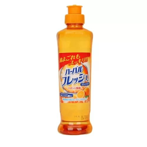 Концентрированное средство Mitsuei для мытья посуды, овощей и фруктов Аромат апельсина 250мл в магазине milli.com.ru